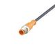 ifm EVC094, Straight Male 1 way M12 to Unterminated Actuator/Sensor Cable, 2m