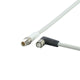 ifm EVF157, Straight Male 3 way M8 to Right Angle Female 3 way M8 Communication Cable, 2m