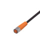ifm EVM028, Straight Female 1 way M8 to Unterminated Sensor Actuator Cable, 2m
