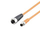ifm EVT467, Straight Male 1 way M8 to Straight Female 1 way M12 Sensor Actuator Cable, 300mm