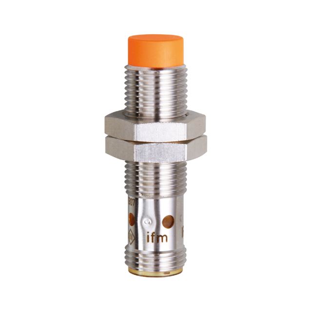 ifm IFS261, Inductive Threaded Barrel Proximity Sensor, M12, 7 mm Detection, PNP NC, 10 → 30 V dc