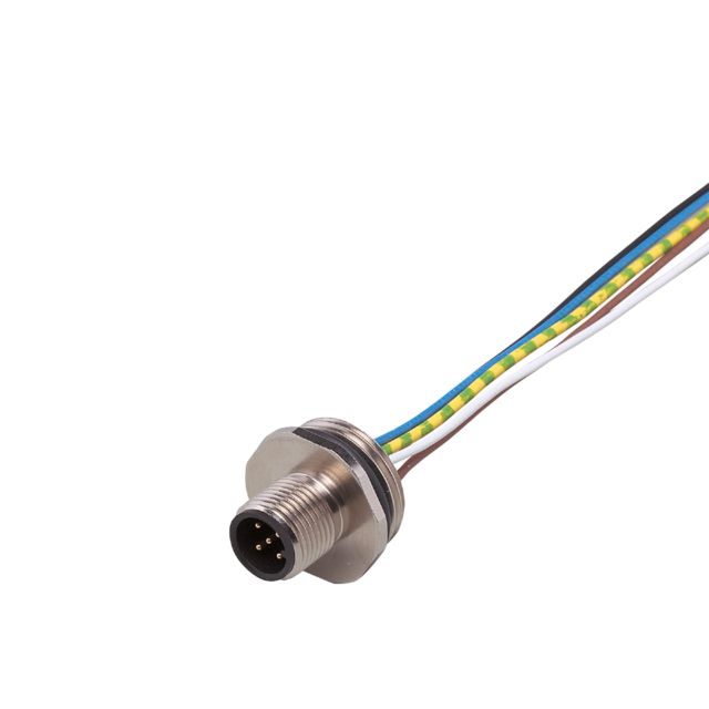 ifm E11315, Circular Connector, 1 Contacts, Thread Mount, M12 Connector, Plug, Male, IP68, E113 Series