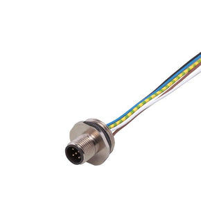 ifm E11315, Circular Connector, 1 Contacts, Thread Mount, M12 Connector, Plug, Male, IP68, E113 Series