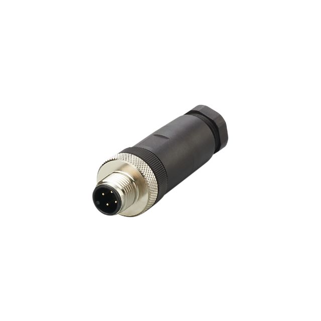 ifm E11770, Circular Connector, 1 Contacts, Cable Mount, M12 Connector, Plug, Male, IP68, E117 Series