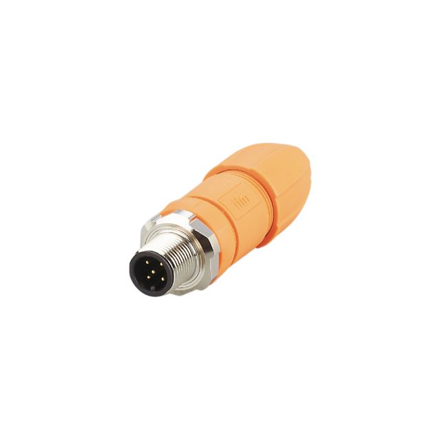 ifm EVC816, Circular Connector, 1 Contacts, Cable Mount, M12 Connector, Plug, Male, IP67, IP68, IP69K, EVC Series