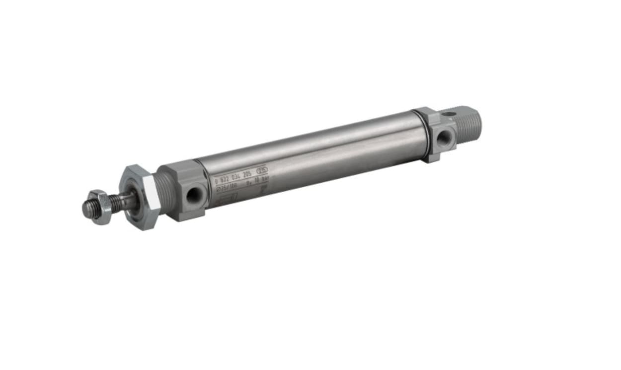 AVENTICS 0822331219 Roundline Cylinder - , 12mm Bore, 250mm Stroke, MNI Series, Double Acting