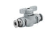 AVENTICS R412005505 Locking Shut-Off Valve Manual Blocking Of Air Supply Ball Valve QR1-BSK Series, 2.5mm