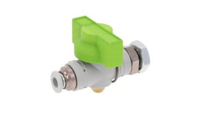 AVENTICS R414010278 Pneumatic Relay Ball Valve QR1-BSK Series, M7, 7 mm, 12 mm