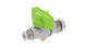 AVENTICS R414010278 Pneumatic Relay Ball Valve QR1-BSK Series, M7, 7 mm, 12 mm