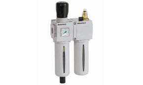 ASCO A653A0000000600, G 3/4 FRL Assembly, Semi Automatic Drain, 25μm Filtration Size Integrated Pressure Gauge