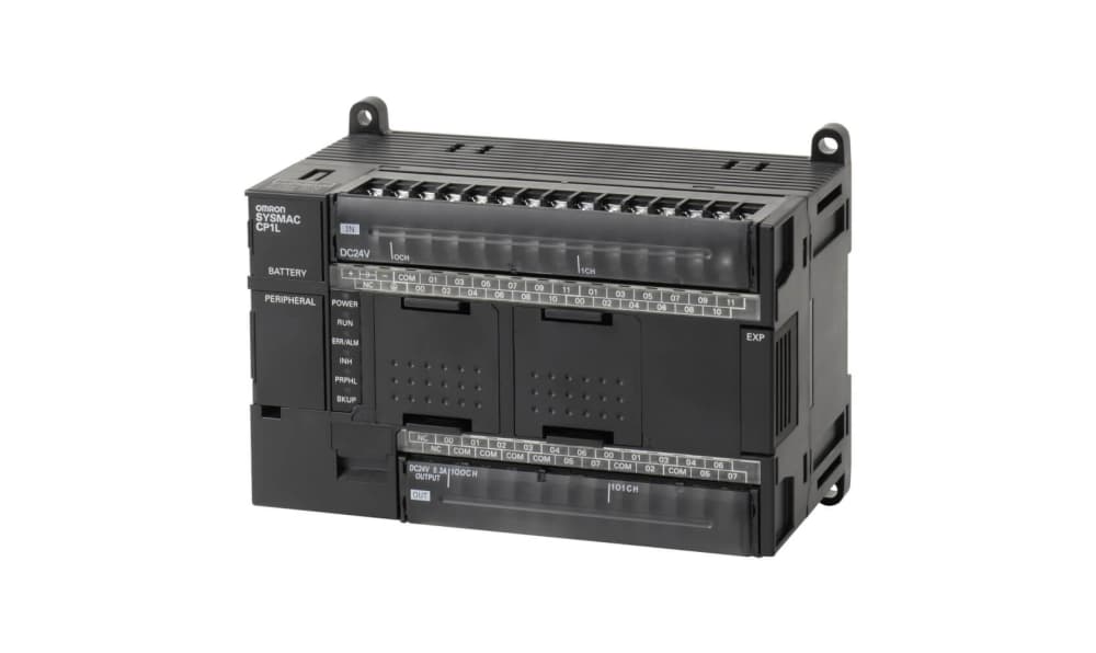Omron CP1L-M40DT1-D, CP1L Series PLC CPU for Use with SYSMAC CP1L Series, Transistor Output, 24 (DC)-Input, DC Input