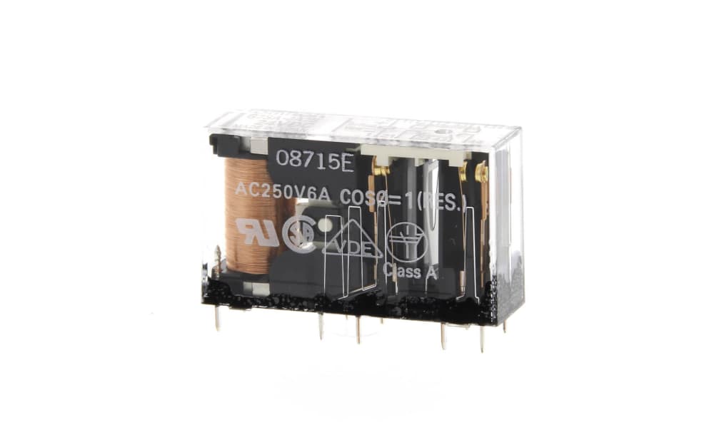 Omron G7SA-3A1B 24VDC, PCB Mount Force Guided Relay, 24V dc Coil Voltage, 4 Pole, 3PST, SPST