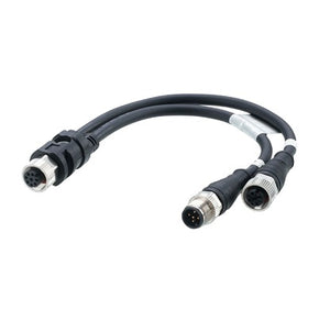 ifm E12640, E1 Series Cable, M12, 8 way, 8 port