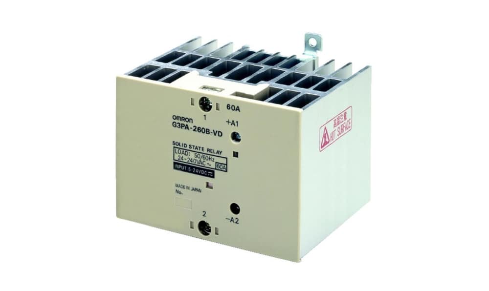 Omron G3PA-260B-VD 5-24VDC, G3PA Series Solid State Relay, 60 A Load, Panel Mount, 264 V Load, 30 V Control