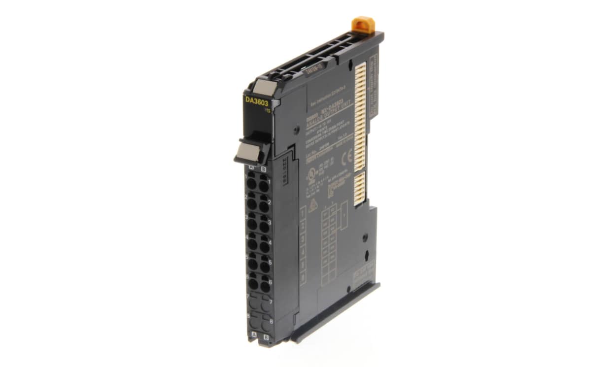 Omron NX-DA3603, NX Series Analogue Output Module for Use with CJ PLC, EtherCAT Coupler Unit, NX Series CPU Unit, Analogue - generaltechuae