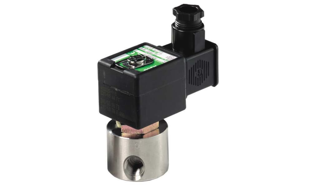 ASCO E262K182S1V00F8, Solenoid Valve , 2 port(s) , NC, 230 V ac, 1/4in