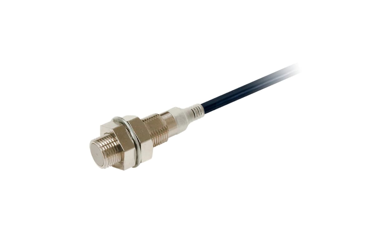 Omron E2E-X4B3D12 2M, Inductive Threaded Barrel Proximity Sensor, M12, 4 mm Detection, PNP NO+NC, 10 → 30 V dc - generaltechuae