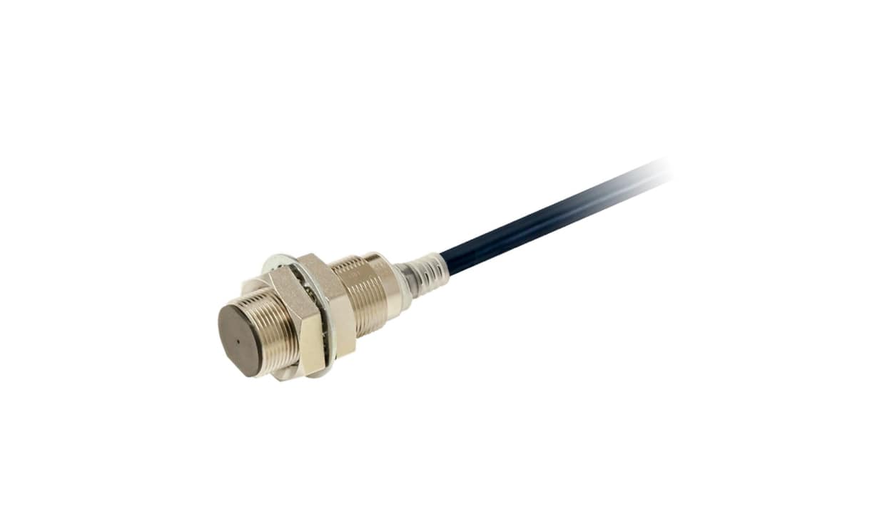 Omron E2E-X12B1T18 2M, Inductive Threaded Barrel Proximity Sensor, M18, 12 mm Detection, PNP NO, 10 → 30 V dc - generaltechuae