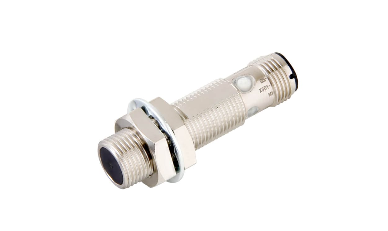 Omron E2E-X8C118-M1, Inductive Threaded Barrel Proximity Sensor, M18, 8 mm Detection, NPN NO, 10 → 30 V dc - generaltechuae