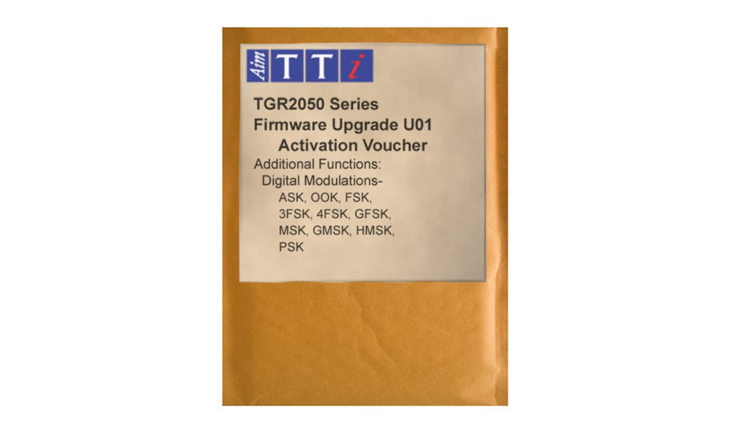 Aim-TTi RF Signal Generator Software for Use with Windows