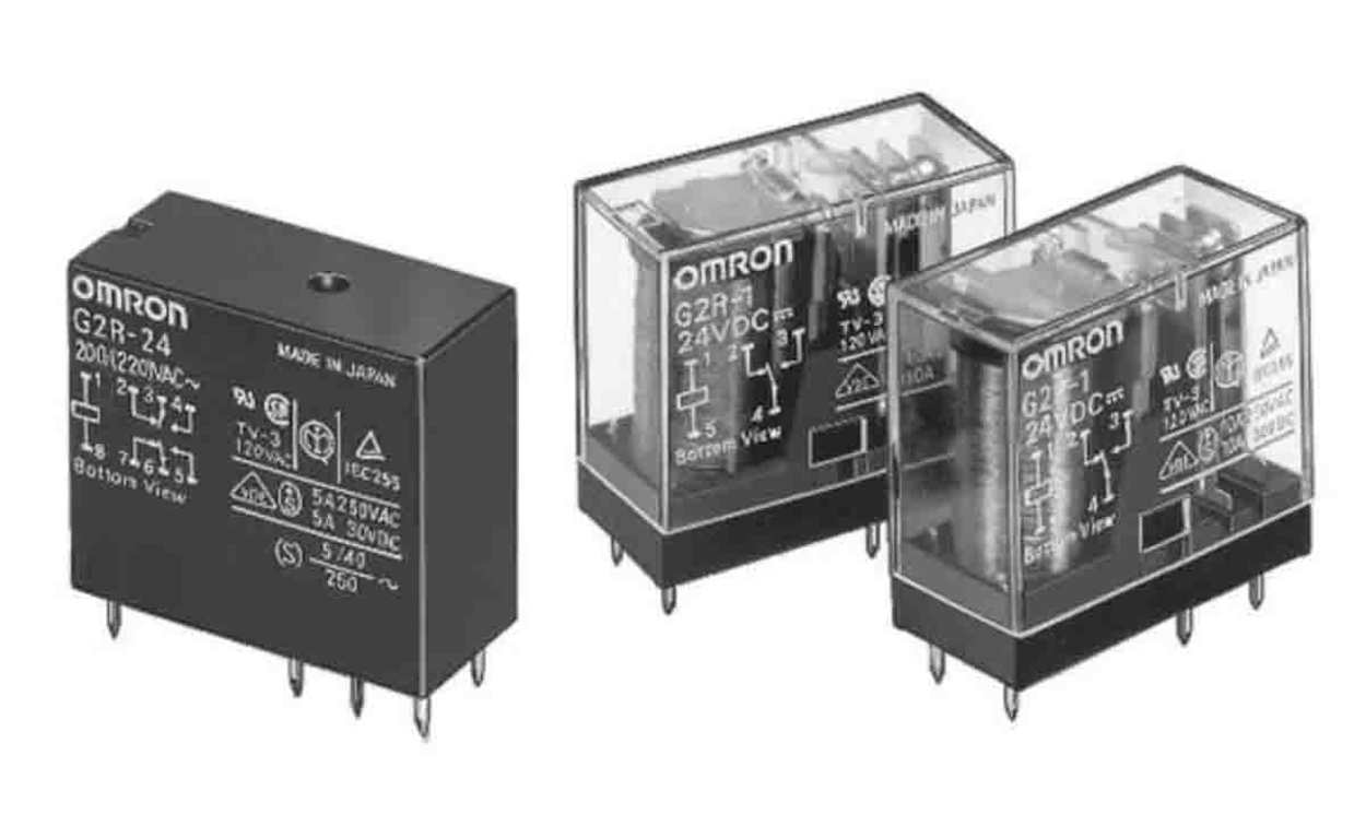 Omron G2R-2A DC9, PCB Mount Power Relay, 9V ac Coil, 5A Switching Current, DPST