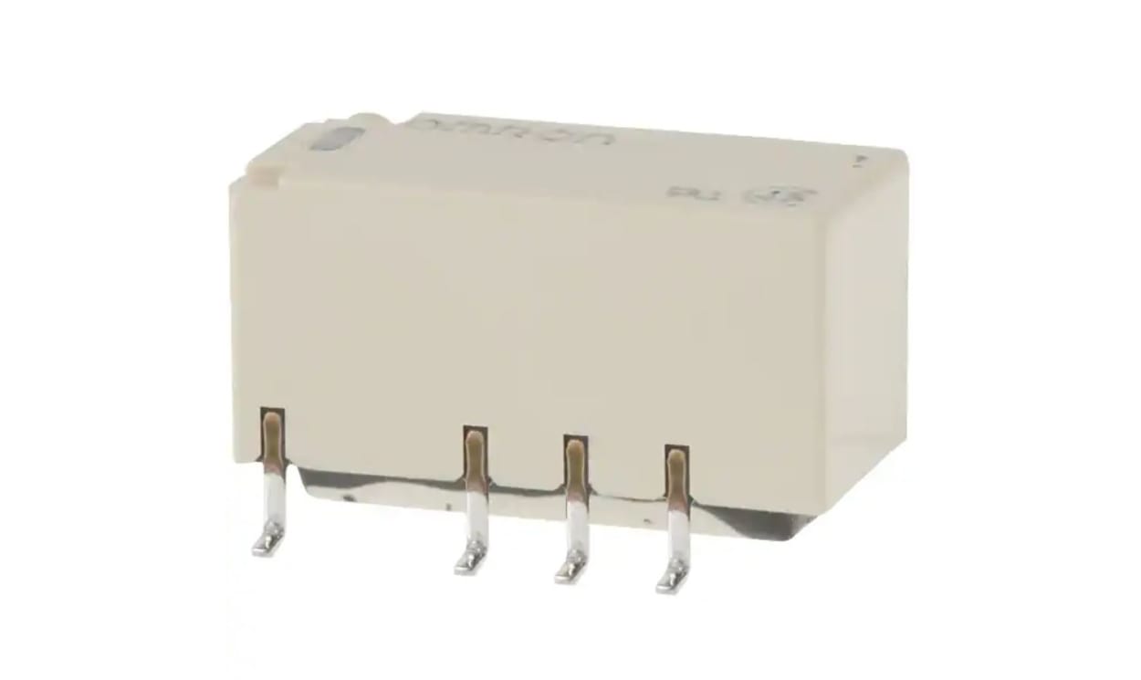 Omron G6S-2F-TR DC5, Surface Mount Signal Relay, 5V dc Coil, 2A Switching Current, DPDT