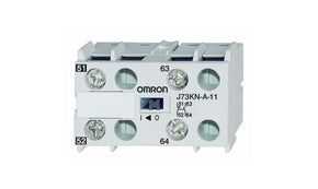 Omron J73KN-A-11, Auxiliary Contact Block, 2 Contact, 1NC + 1NO J73KN - generaltechuae