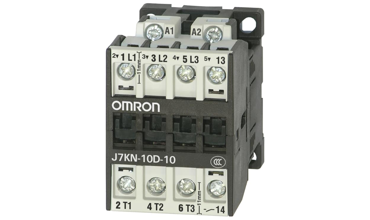 Omron J7KN-10D-10 24D, Contactor, 24 V dc Coil, 3-Pole, 10 A, 4 kW, 1NO - generaltechuae
