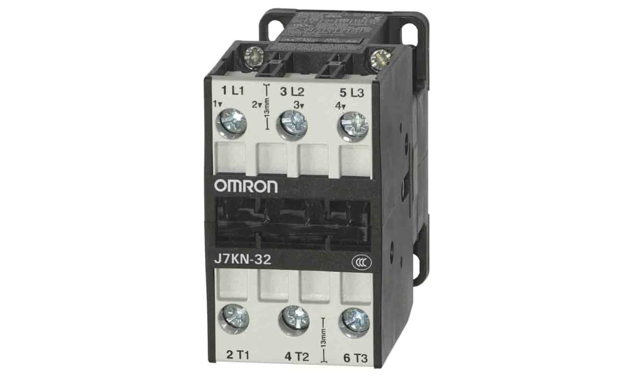 Omron J7KN-32 24D, Contactor, 24 V dc Coil, 3-Pole, 32 A, 15 kW - generaltechuae
