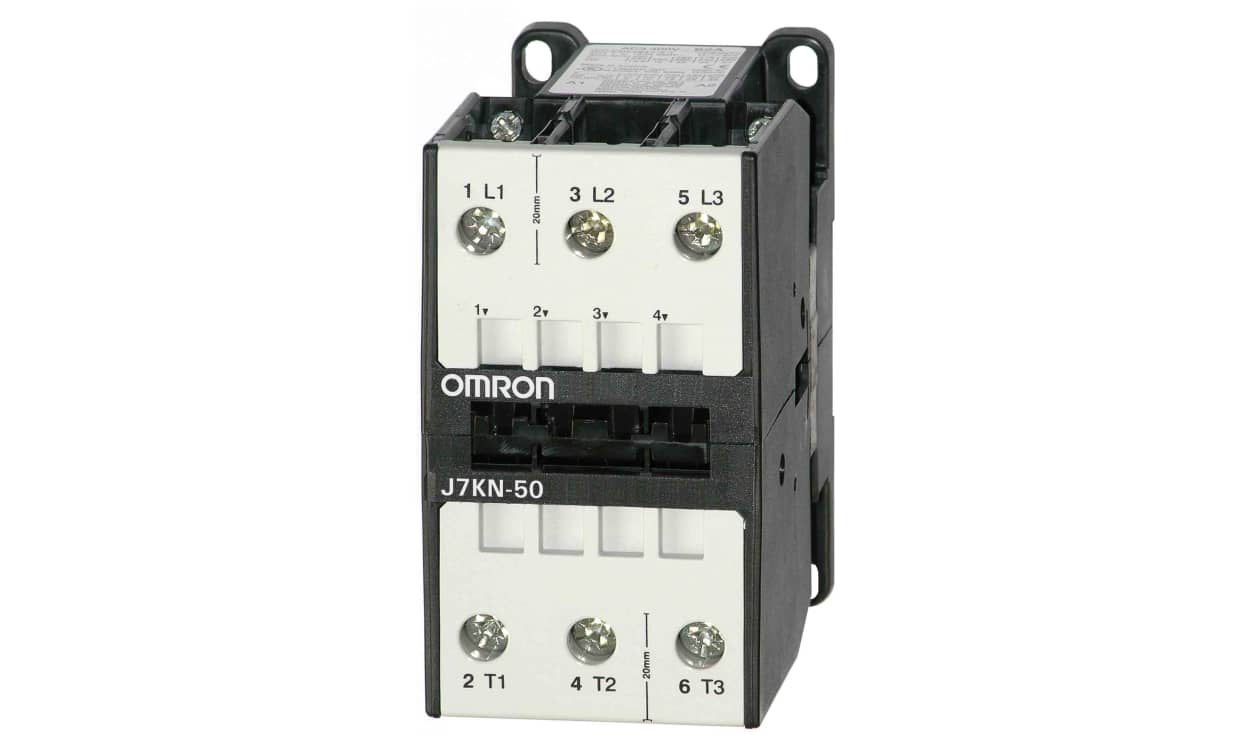Omron J7KN-50 230, Contactor, 230 V ac Coil, 3-Pole, 50 A, 22 kW - generaltechuae