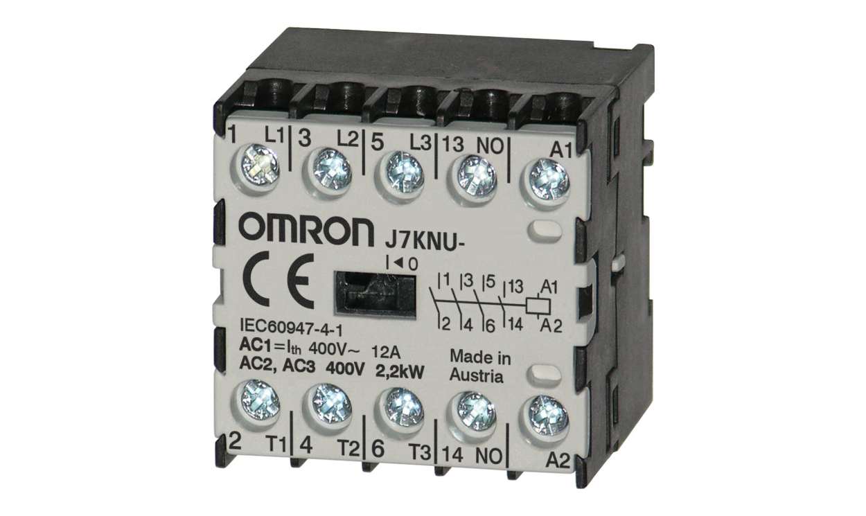 Omron J7KNU-05-4 48, Contactor, 48 V ac Coil, 4-Pole, 5 A, 2.2 kW