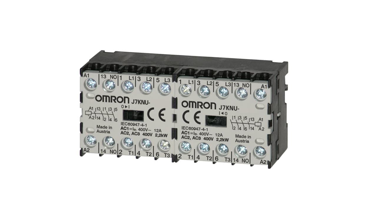 Omron J7KNU-AR-22 230, Contactor, 230 V ac Coil, 4-Pole, 5 A, 2NC + 2NO - generaltechuae