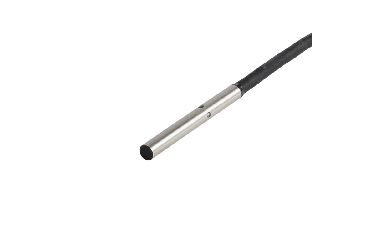 Omron E2E-C04S12-WC-B2 2M, Inductive Smooth Barrel Proximity Sensor, 1.2 mm Detection, PNP NC, 10 → 30 V dc - generaltechuae