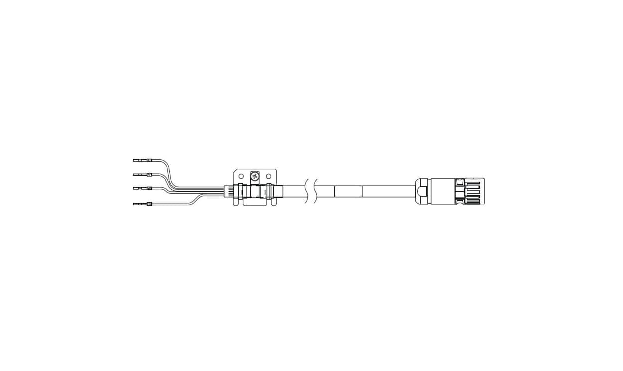 Omron R88A-CA1H015SF, Cable for Use with Servo Motor, 15m Length, 400 → 7500 W, 400 V
