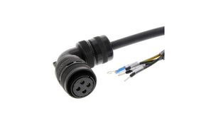 Omron R88A-CAGB020SR-E, Cable for Use with Servo Motor, 2m Length, 900 → 1500 W, 1-Phase, 200 V - generaltechuae
