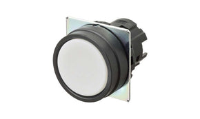 Omron A22NZ-BNM-NWA, A22N Series White Momentary Push Button Head, 22mm Cutout