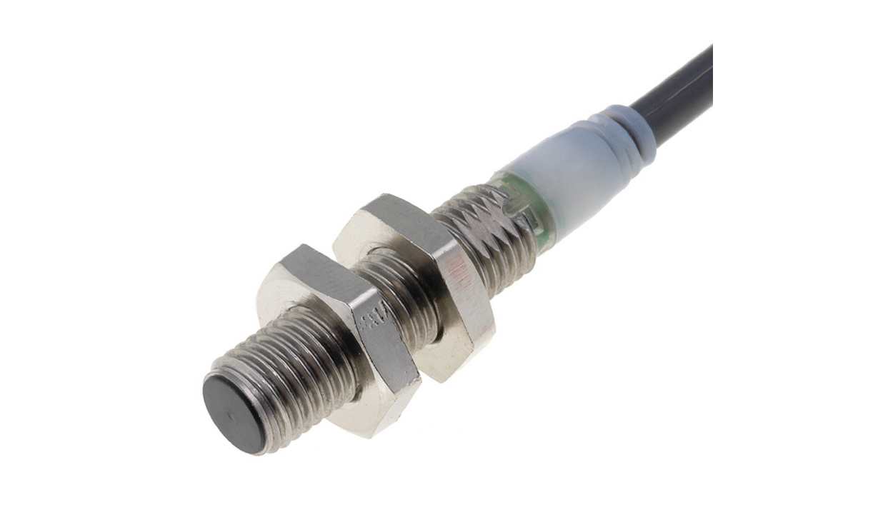 Omron E2A-S08KS02-WP-B2-1 0.2M, Inductive Threaded Barrel Proximity Sensor, M8, 2 mm Detection, PNP NC, 12 → 24 V dc - generaltechuae