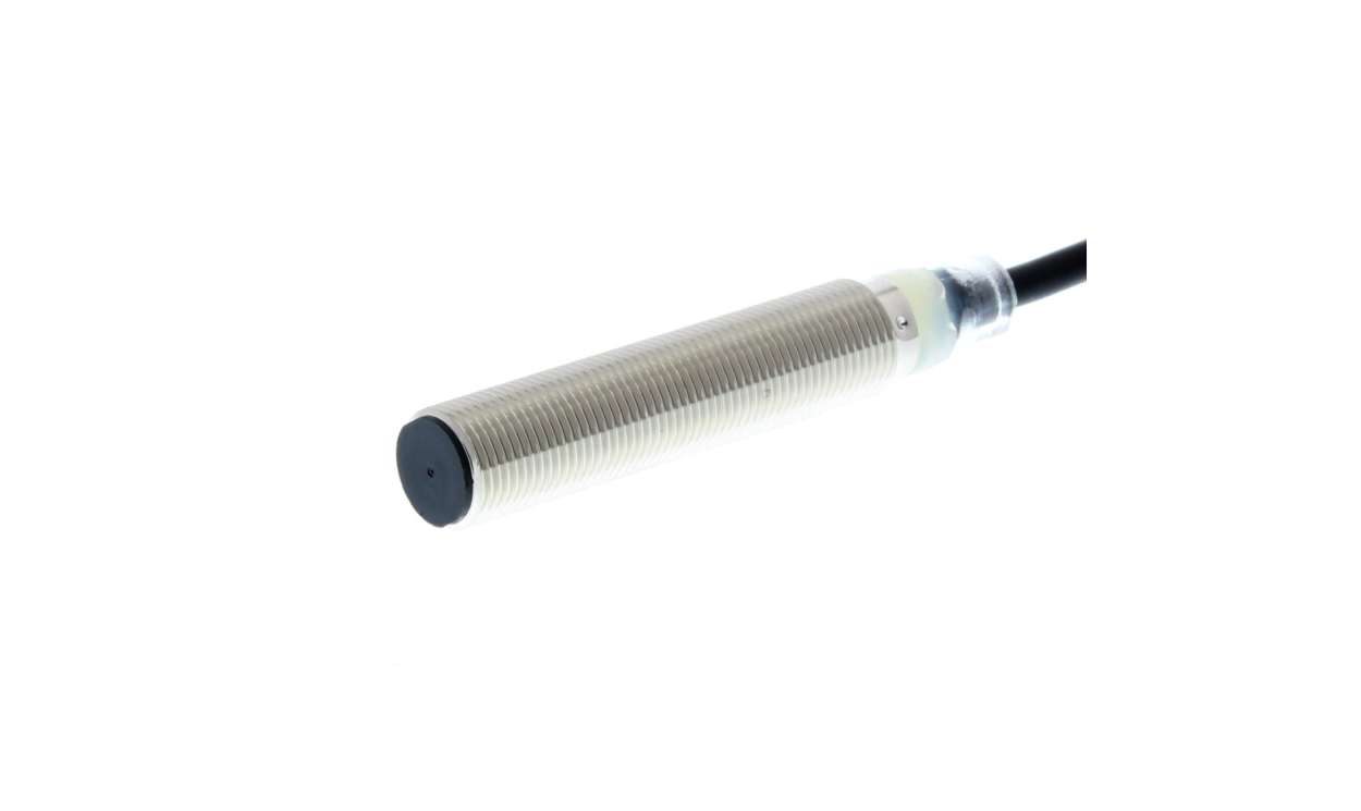 Omron E2B-M12LS04-WP-B1 5M, Inductive Threaded Barrel Proximity Sensor, M12, 4 mm Detection, PNP NO, 10 → 30 V dc - generaltechuae
