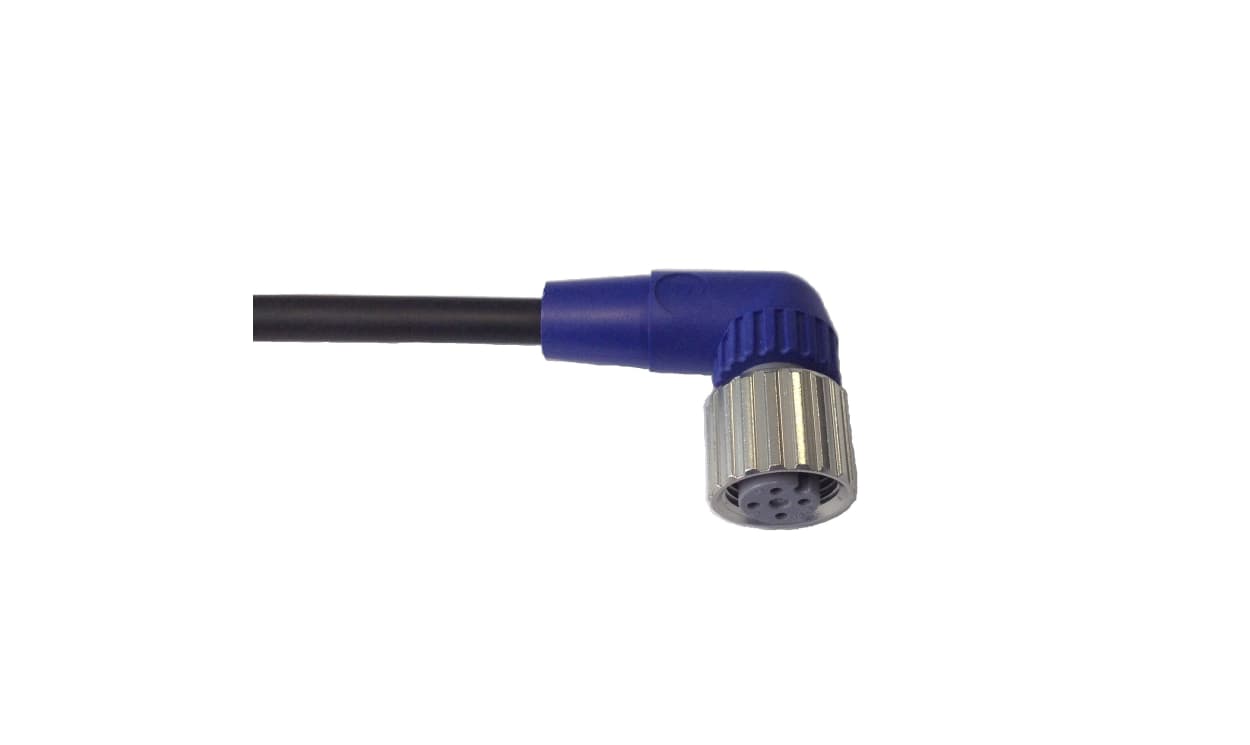 Omron XS2F-LM12PVC3A5M, Right Angle Female M12 to Unterminated Sensor Actuator Cable, 5m