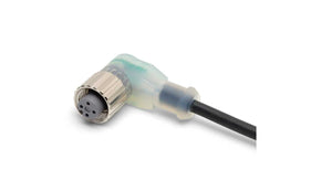 Omron XS2F-M12PVC4A5MPLED, Right Angle Female 4 way M12 to Unterminated Sensor Actuator Cable, 5m