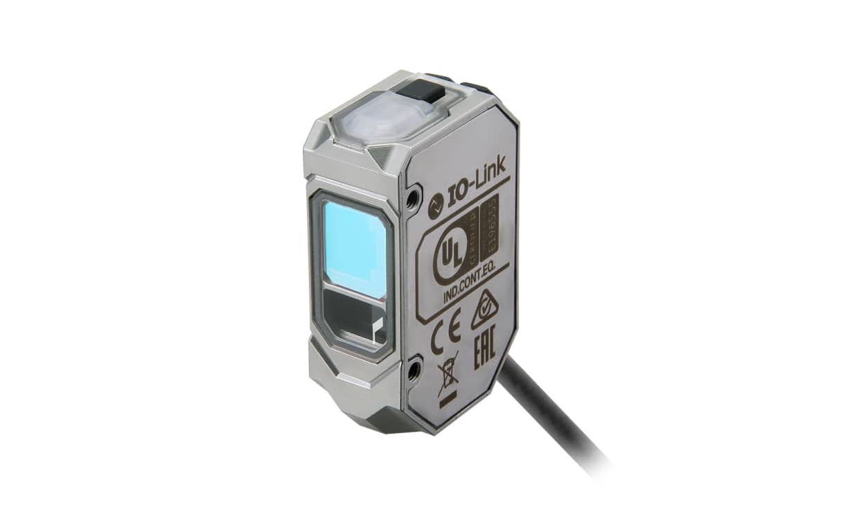 Omron E3AS-HL500LMT 2M, Diffuse with Background Suppression Photoelectric Sensor, 35 mm → 500 mm Detection Range IO-LINK