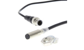 Omron E2E-X4B1T8-M1TJ 0.3M, Inductive Threaded Barrel Proximity Sensor, M8, 4 mm Detection, PNP NO, 10 → 30 V dc