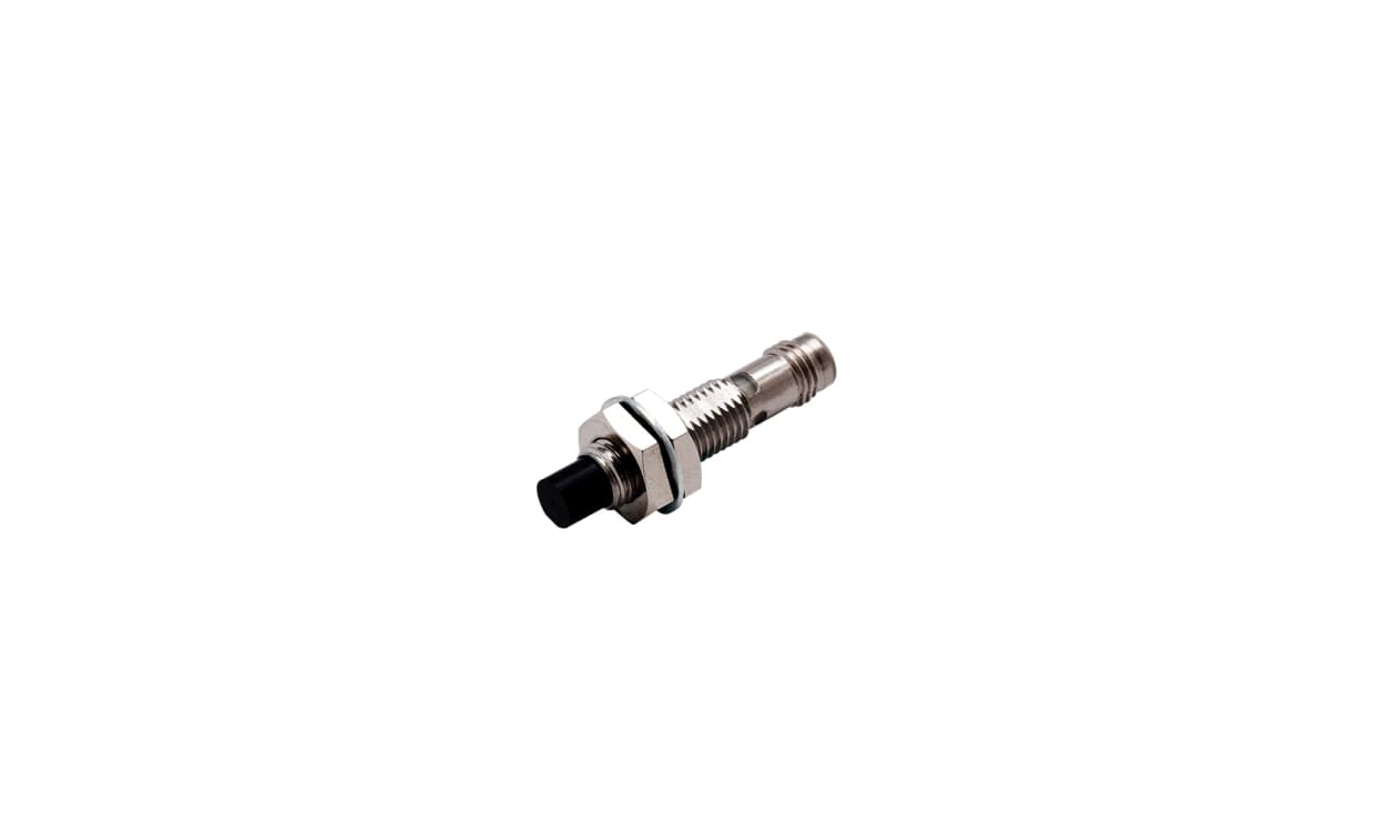 Omron E2E-X6MB1T8-M3, Inductive Threaded Barrel Proximity Sensor, M8, 6 mm Detection, PNP NO, 10 → 30 V dc