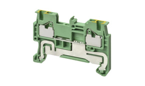 Omron XW5G-P1.5-1.1-1, DIN Rail Terminal Block, 17.5A, 17 AWG Wire, Push In Termination