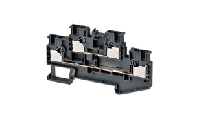 Omron XW5T-P2.5-1.1-2, DIN Rail Terminal Block, 17.5A, 14 AWG Wire, Push In Termination