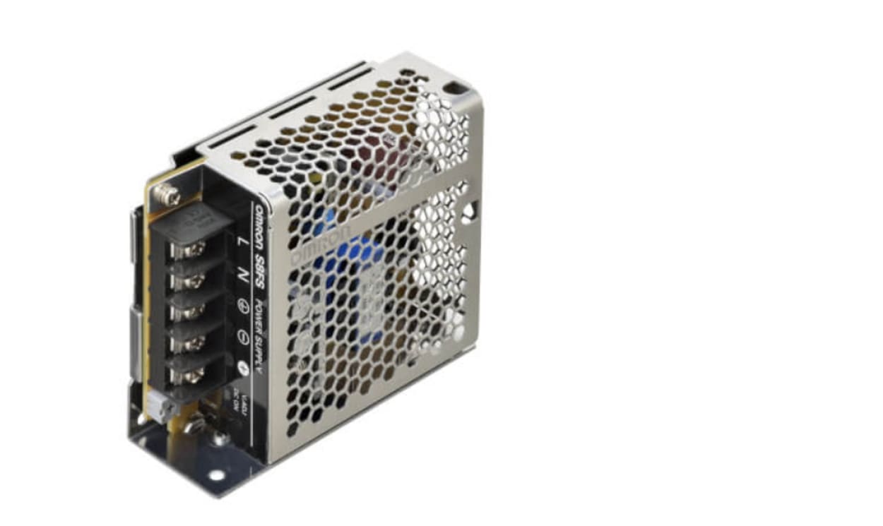 Omron S8FS-C02512, Switching Power Supply, , 12V dc, 2.1A, 25W, 1 Output, 100 → 240V ac Input Voltage