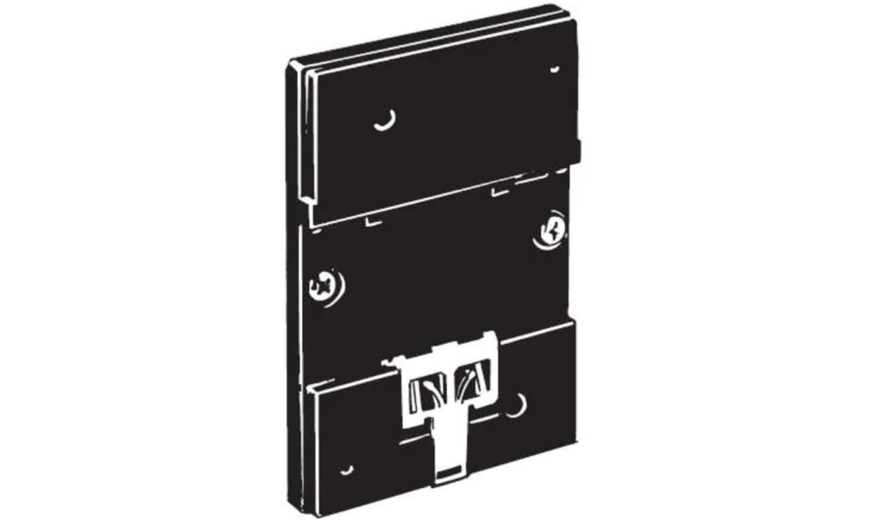 Omron Y92F-91, DIN Rail Mounting Kit, for use with Rotary Positioner, Y92F Series