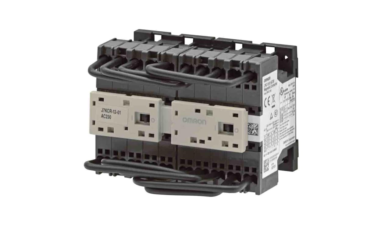 Omron J7KCR-12-10 24VDC, Contactor, 24 V dc Coil, 3-Pole, 2 A, 5.5kW, 3NO