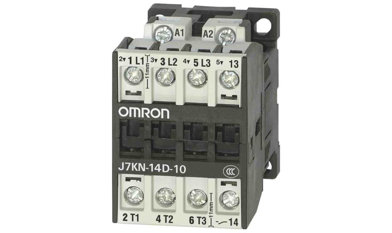 Omron J7KN-14D-10 24D, Contactor, 24 V dc Coil, 3-Pole, 14 A, 5.5 kW, 1NO + 3NC - generaltechuae