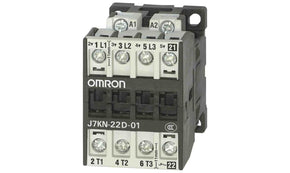 Omron J7KN-22D-01 230, Contactor, 230 VAC Coil, 3-Pole, 22 A, 11 kW, 3NO + 1NC - generaltechuae